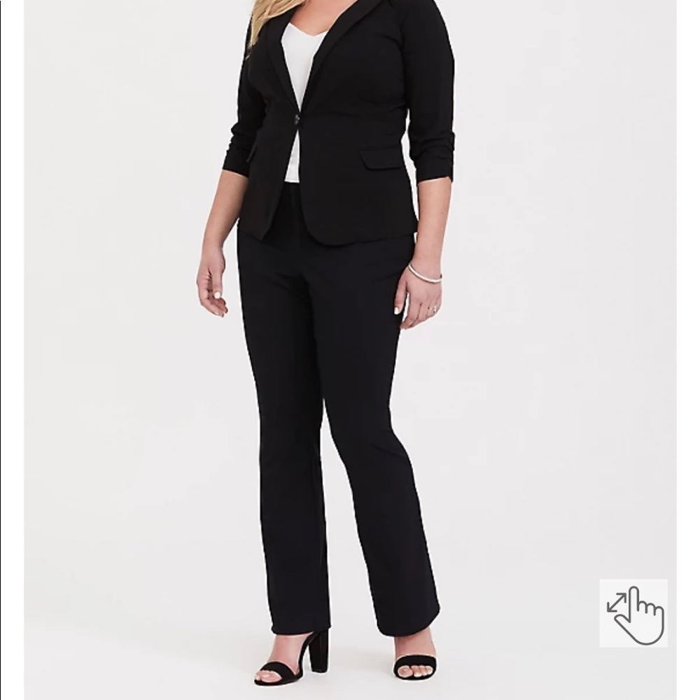 Torrid size 22T STUDIO STANDARD MILLENNIUM STRETCH SLIM BOOT PANT - BLACK